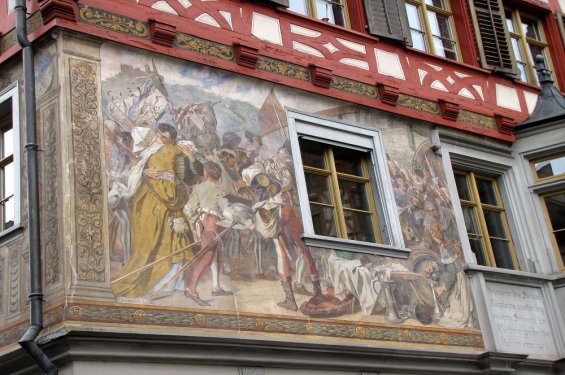 muurschildering Stein am Rhein